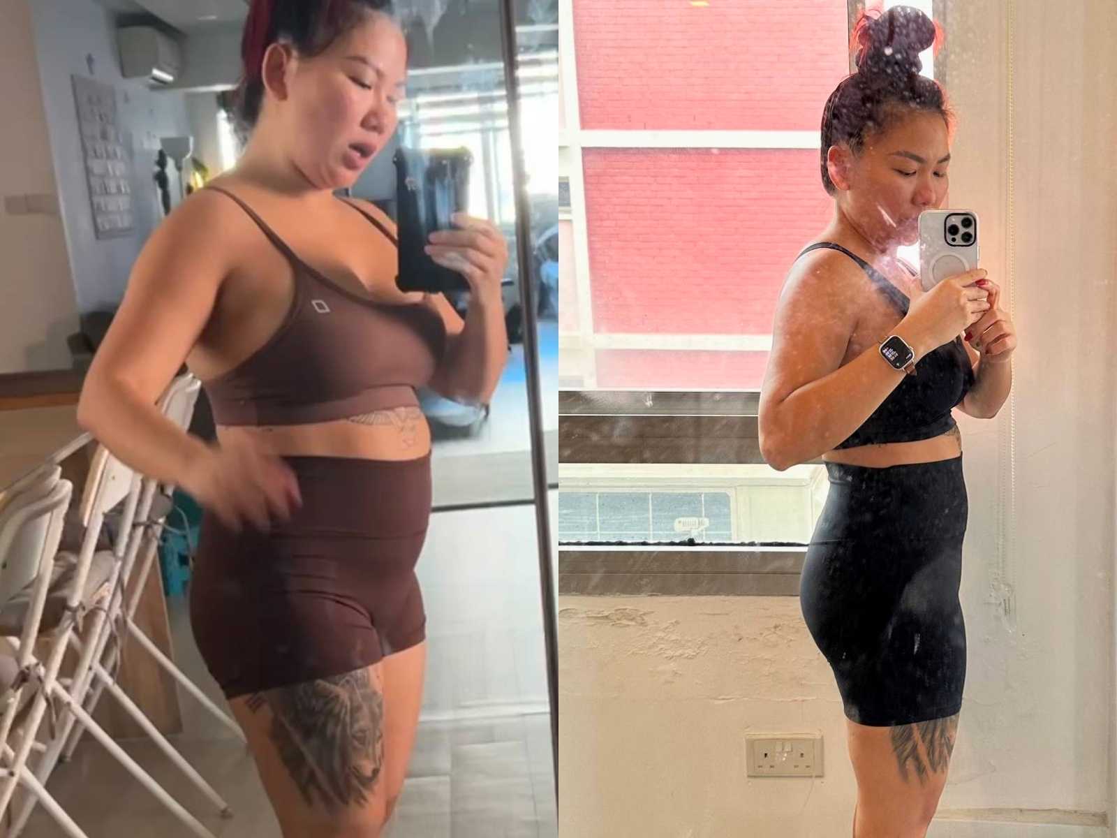 Before: 65KG → After: 59 KG
