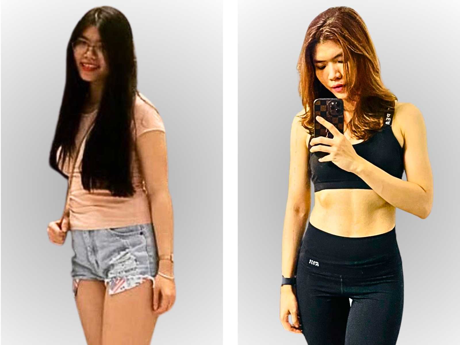 Before: 30% Bodyfat → After: 20% Bodyfat