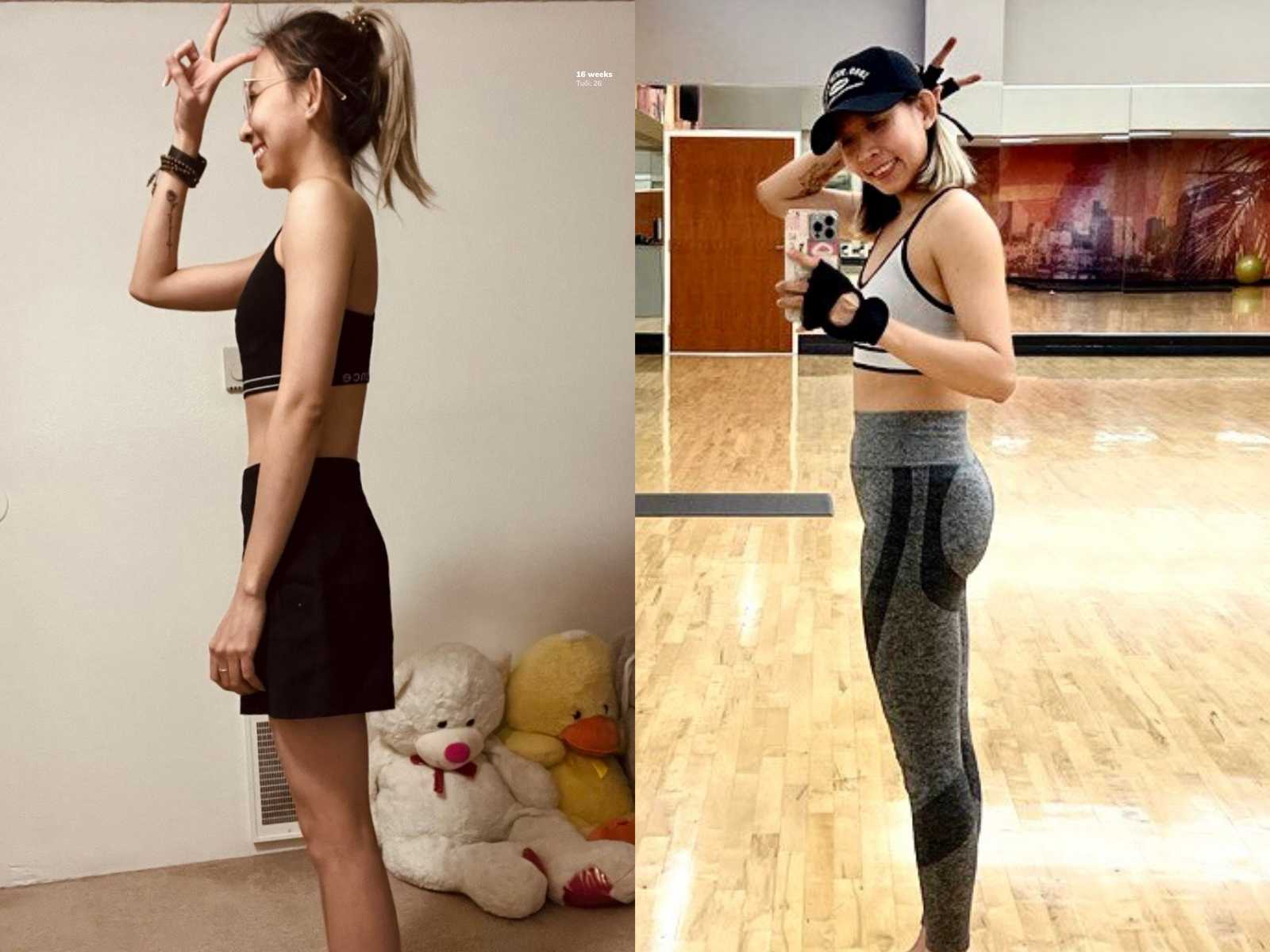 Before: 45 KG → After: 50 KG