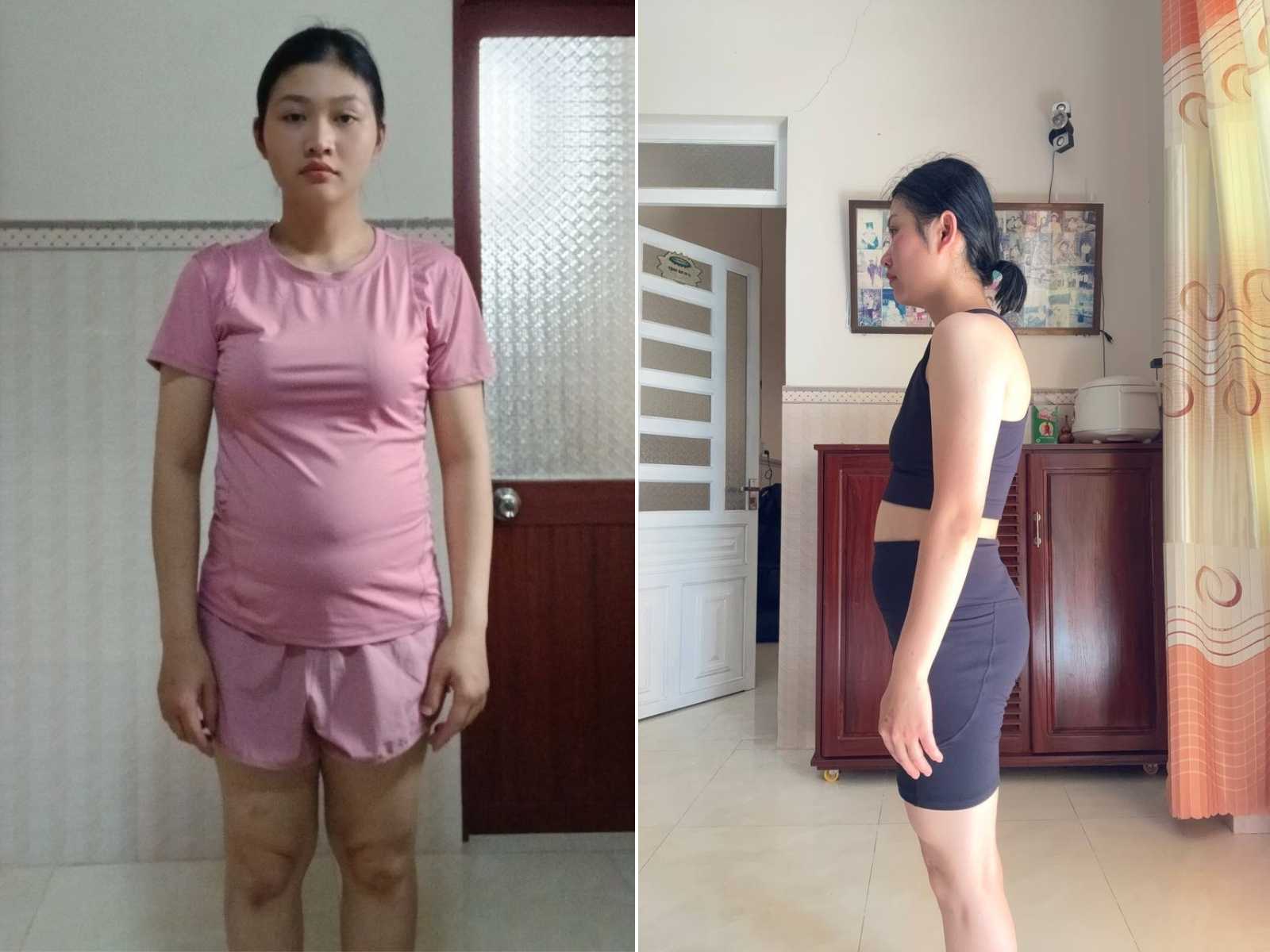 Before: 70 KG → After: 60 KG